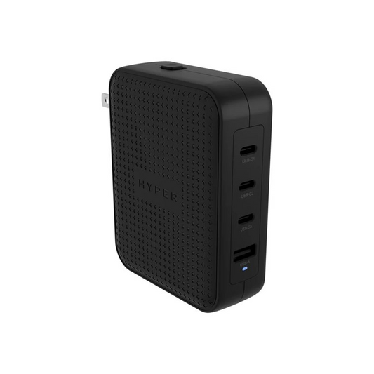 TARGUS HyperJuice 145W USB-C GaN Travel Charger with 4 Ports fekete (HJ1001BKWWGL)