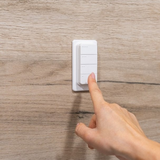 Shelly Shelly BLU RC Button 4 Távirányító, Nyomógomb Bluetooth Low Energy (Shelly_B_RC_4)