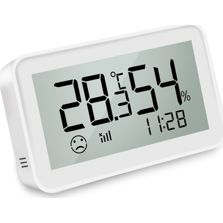 Nous E6 okos Tuya Zigbee vezeték nélküli hőmérséklet és páratartalom érzékelő, LCD kijelzővel (E6)