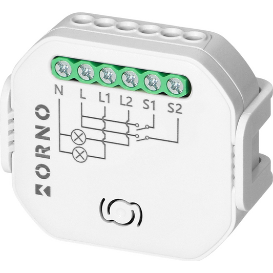 Tuya Smart Wi-Fi+BLE 2 Csatornás In-Box Relé