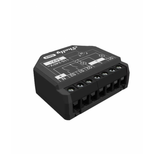 Shelly 2PM Gen3 WiFi + Bluetooth, két áramkörös okosrelé, áramfo (SHELLY-2PM-GEN3)-0