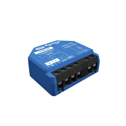 Shelly 1 Gen3 egy áramkörös Wi-Fi + Bluetooth okosrelé (SHELLY-1GEN3)